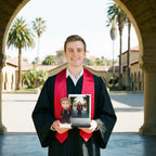 Graduation Edition | Custom 3D Brick Figure with Spotlight Photo Backdrop