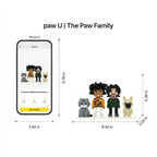 'Our Crew' | Personalized 3D Human & Pet Brick Companion Set