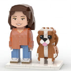 'Me & My Bestie' | Custom 3D Brick Figure & Instant Photo Set