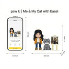 'Mini Us' | Personalized 3D Human & Cat Brick Figure Set
