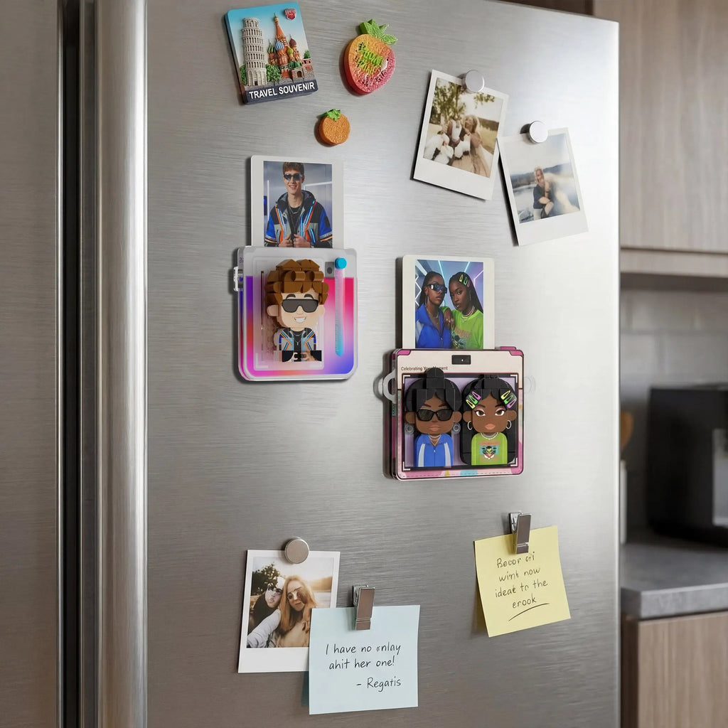 Kawaii | Personalized 3D Building Block DIY Keepsake Magnet